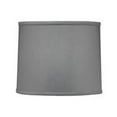 thumbnail image 1 of 14 x 15 x 10 in. Hardback Drum Lamp Shade, Gray Butcher Linen, 1 of 1