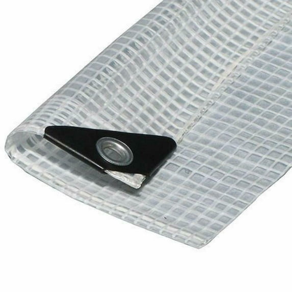 14' x 16' Clear Tarp Heavy Duty Clear Canopy Top Premium Sun Shade Tarp