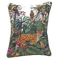 thumbnail image 1 of In Jungle Petit Point Accent Throw Pillow, 1 of 4