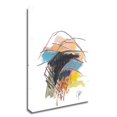 thumbnail image 1 of 14" x 18" Abstract Landscape No. 29 by Jan Weiss - Print on Canvas Fabric Blue, 1 of 3