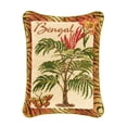 thumbnail image 1 of Bengal Needlepoint Accent Pillow, 1 of 4