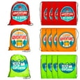 thumbnail image 1 of 14" x 18" Large Polyester Enchanted Adventure Drawstring Bags – 12 Pieces, 1 of 3