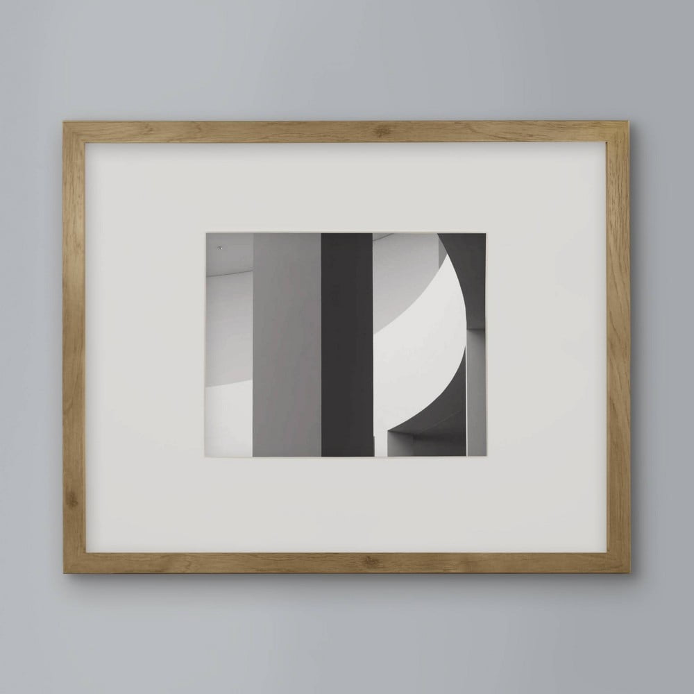 14 x 18 Matted to 8 x 10 Thin Gallery Frame White - Room Essentials™