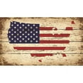 thumbnail image 1 of 14 x 18 in. American Flag In United States Map Wood Pallet Wall Art Sign, 1 of 1