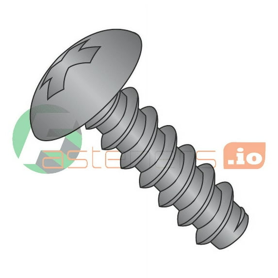 #14 x 2" Type B Self-Tapping Screws / Phillips / Truss Head / Steel / Black Oxide (Quantity: 1,000 pcs)