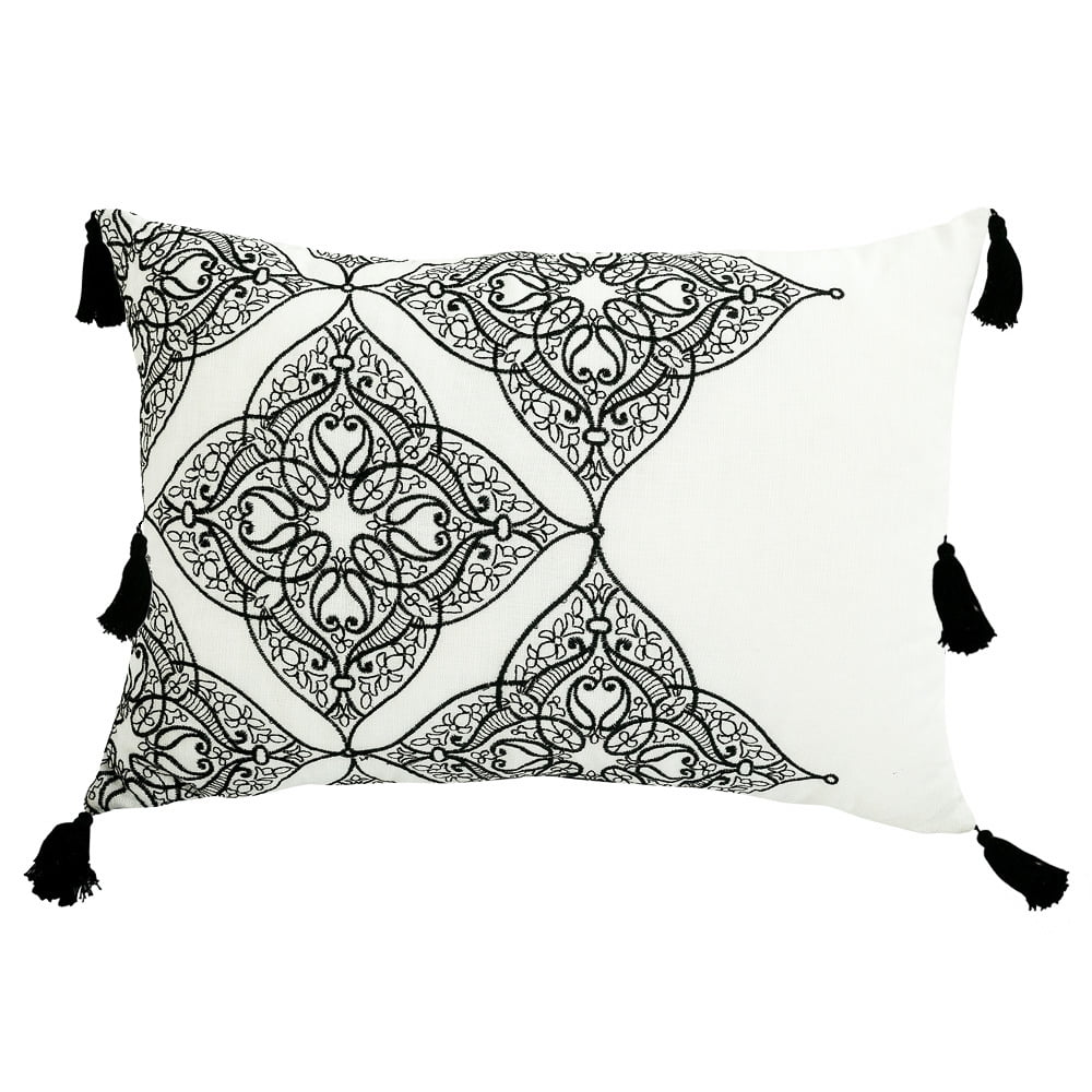 14" x 20" Embroidered Decorative Pillow Nikki Chu Collection