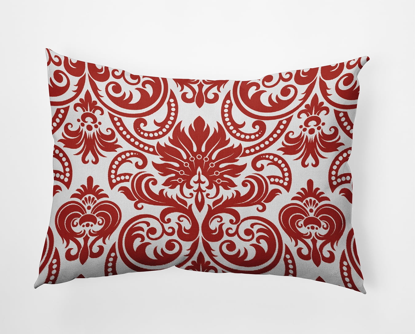 14" x 20" Simply Daisy Alexys Indoor/Outdoor Polyester Throw Pillow, Red