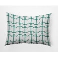 thumbnail image 1 of 14" x 20" Simply Daisy Anchor Pattern Indoor/Outdoor Pillow, Kelly Green Qty 1, 1 of 3