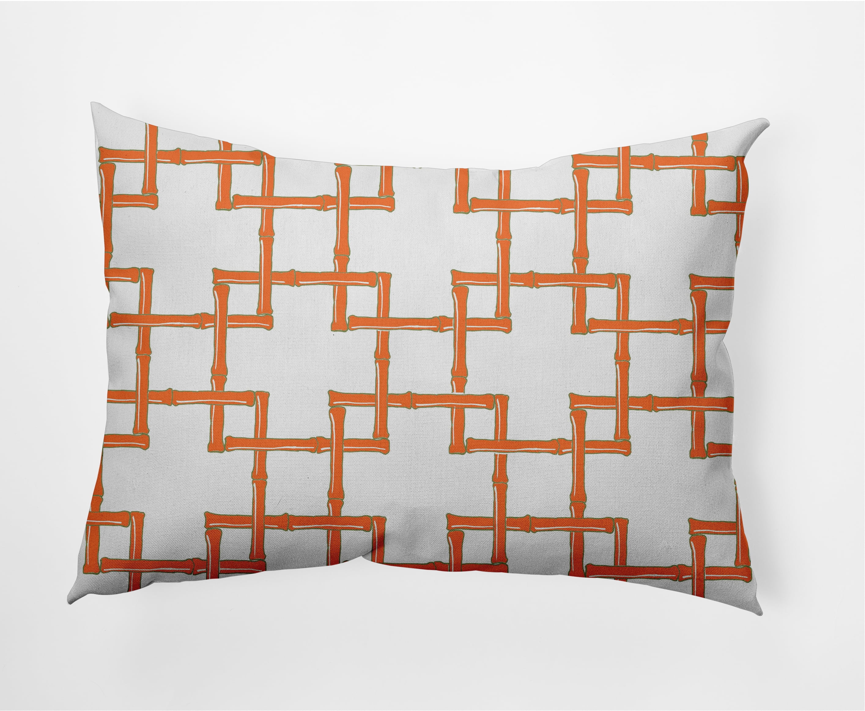 14" x 20" Simply Daisy Bamboo Decorative Lumbar Throw Pillow