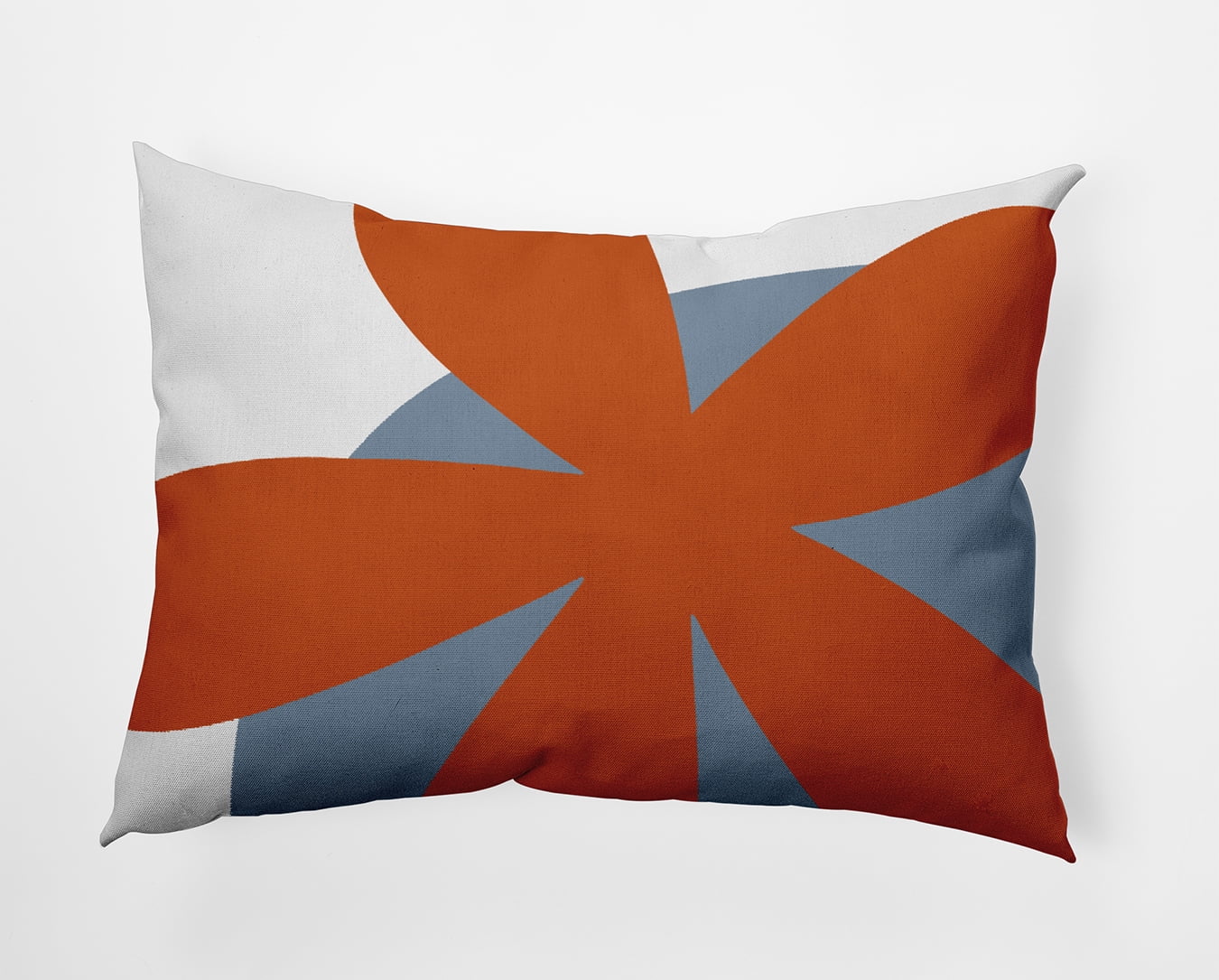 14" x 20" Simply Daisy Bold Flower Indoor/Outdoor Pillow, Perfect Orange Qty 1