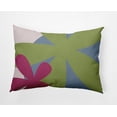 thumbnail image 1 of 14" x 20" Simply Daisy Bold Flowers Indoor/Outdoor Pillow, Apple Green Qty 1, 1 of 3