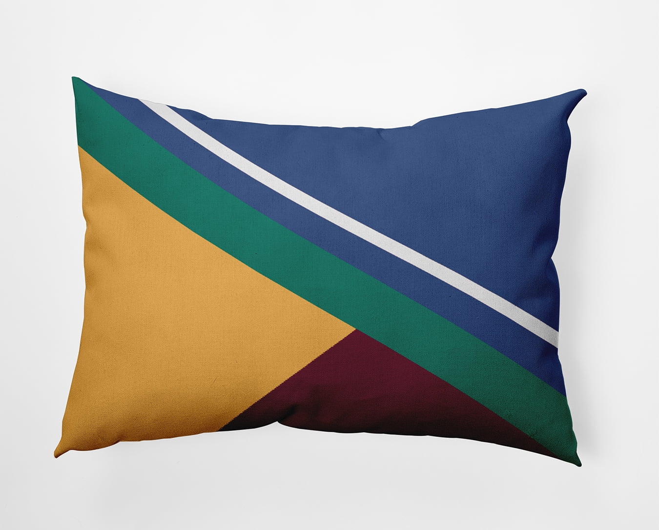 14" x 20" Simply Daisy Bold Shapes Indoor/Outdoor Pillow, Nautical Navy Qty 1