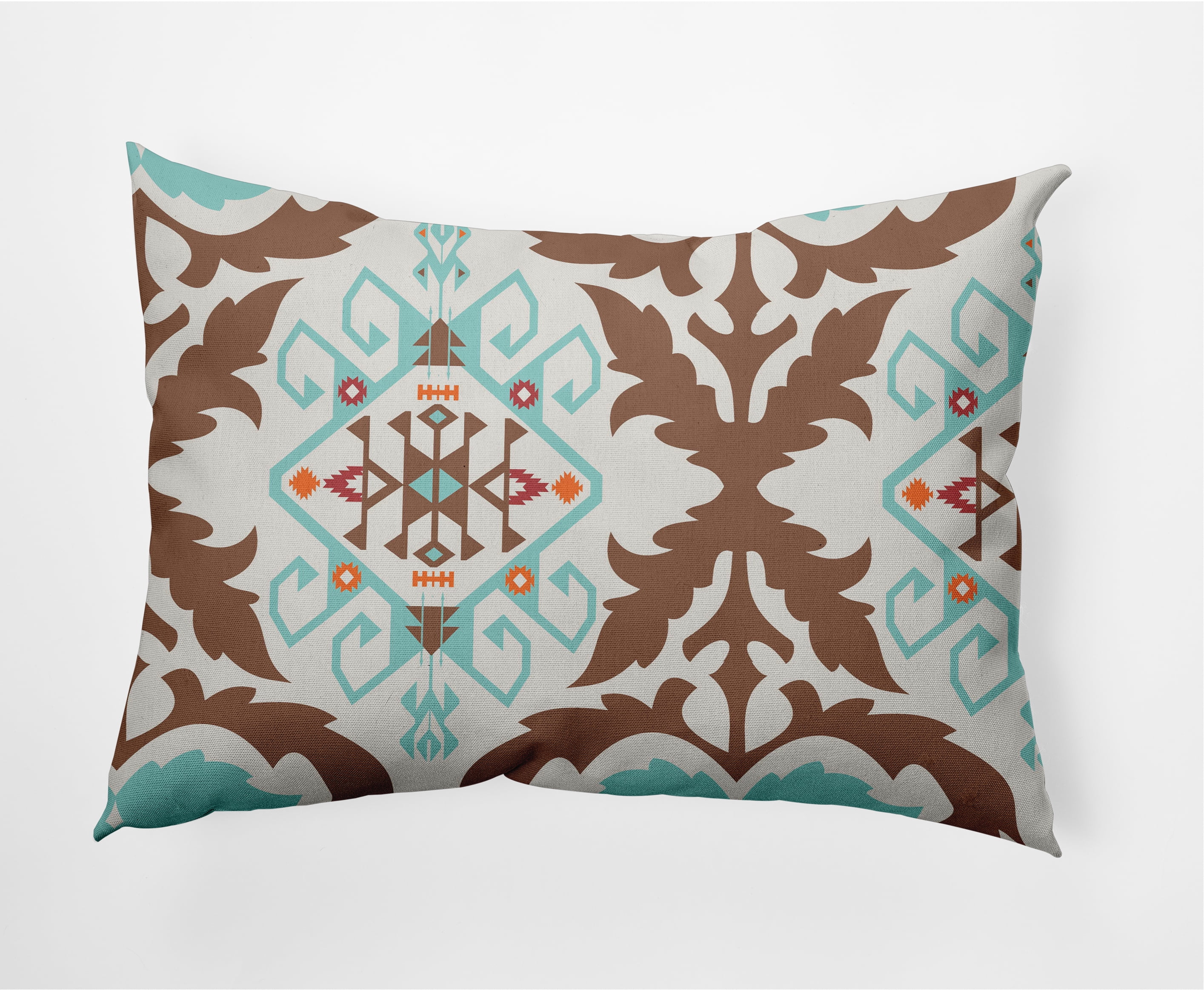 14" x 20" Simply Daisy Bombay Medallion Decorative Lumbar Throw Pillow