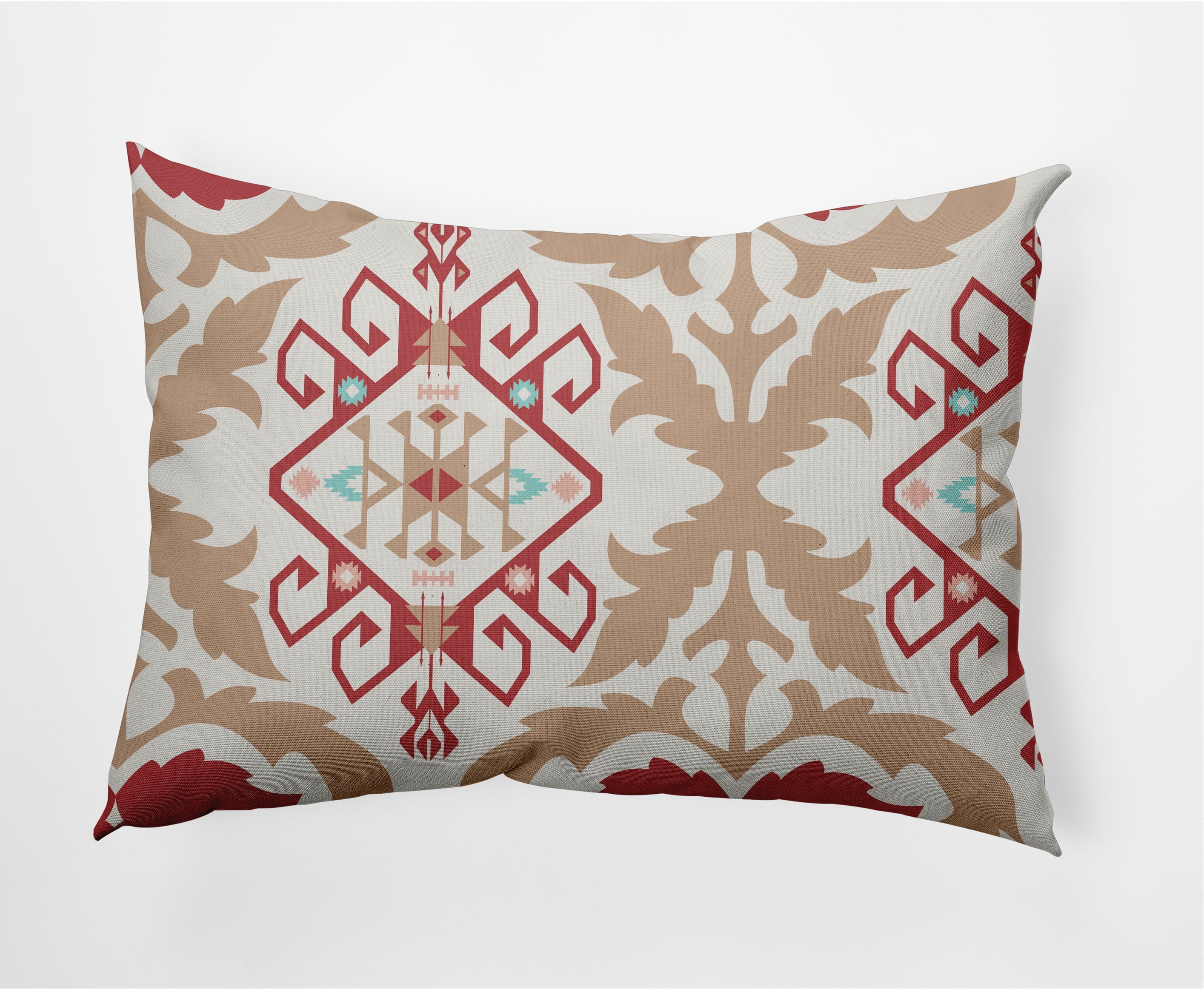 14" x 20" Simply Daisy Bombay Medallion Decorative Lumbar Throw Pillow