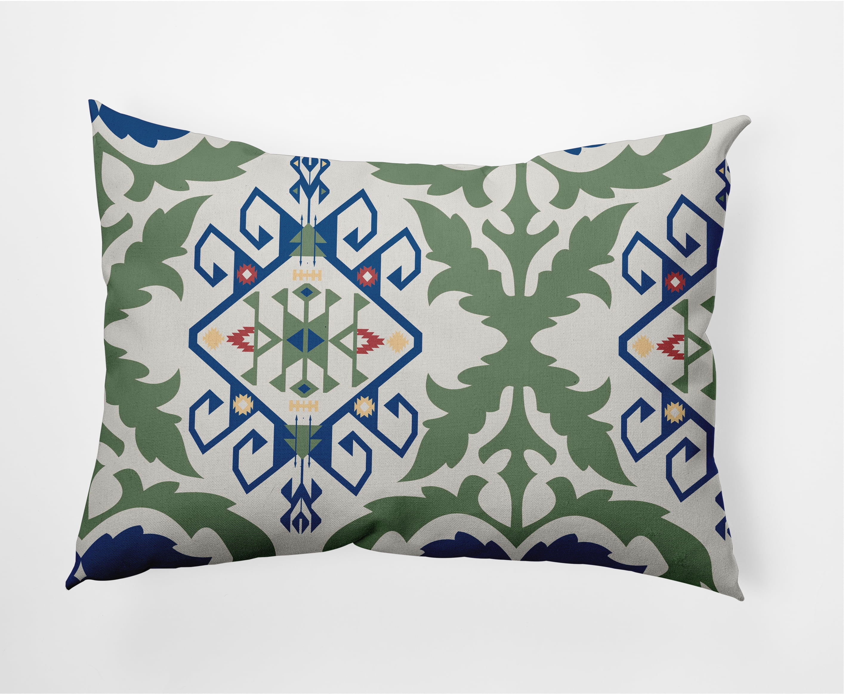14" x 20" Simply Daisy Bombay Medallion Decorative Lumbar Throw Pillow