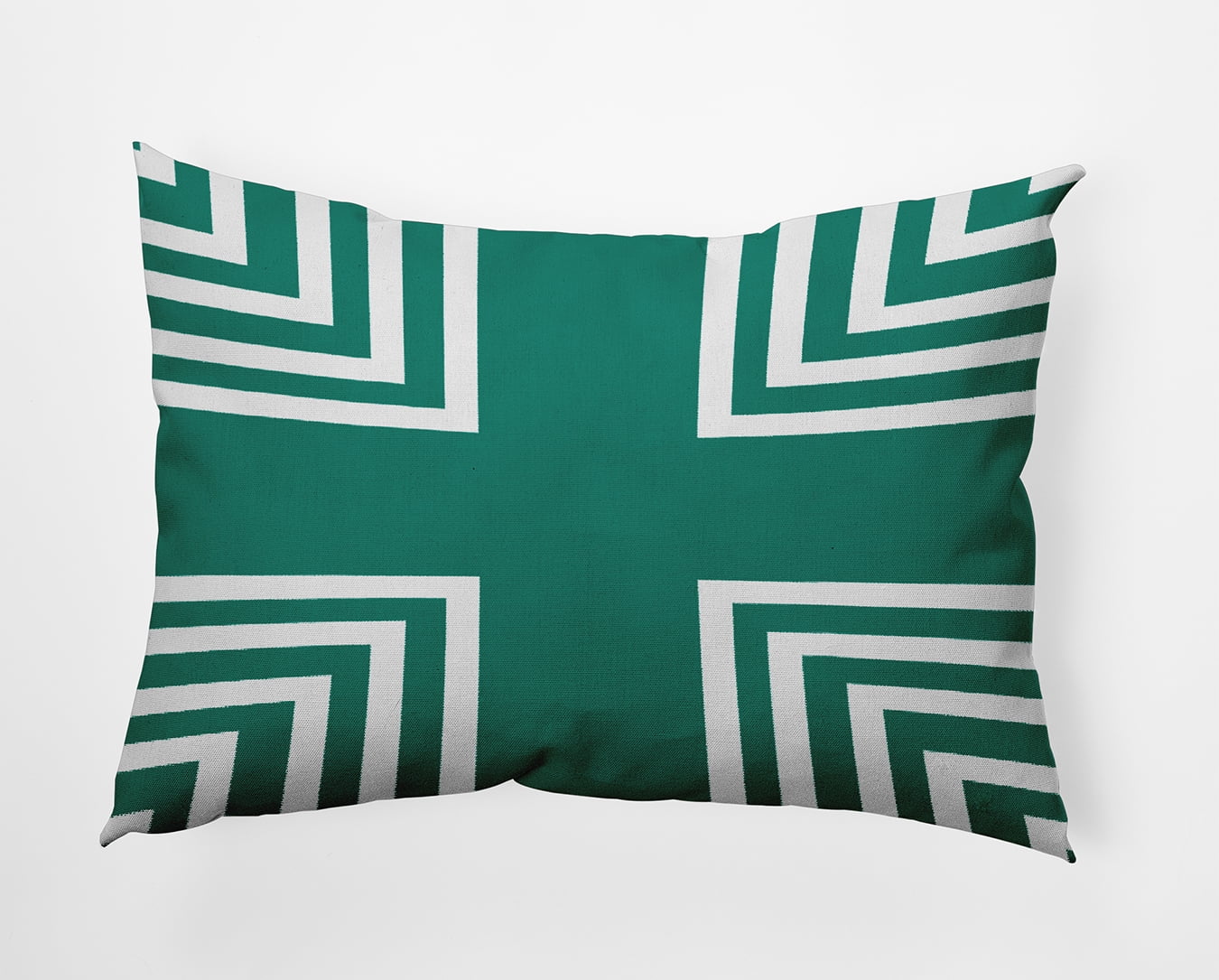 14 x 20 Simply Daisy Corner Stripes Indoor Outdoor Pillow Maroon Red Qty 1 Walmart