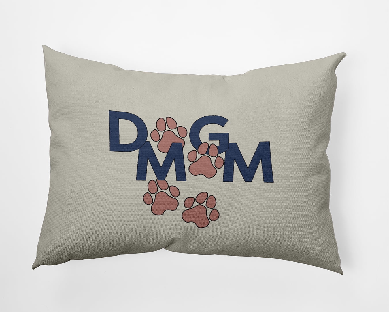 14" x 20" Simply Daisy Dog Mom Indoor/Outdoor Pillow, Mauve Qty 1