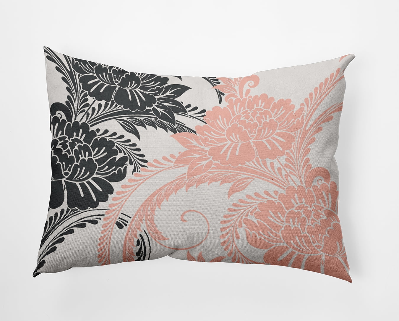 14" x 20" Simply Daisy Flower Flourish Indoor/Outdoor Polyester Throw Pillow, Blush Qty 1