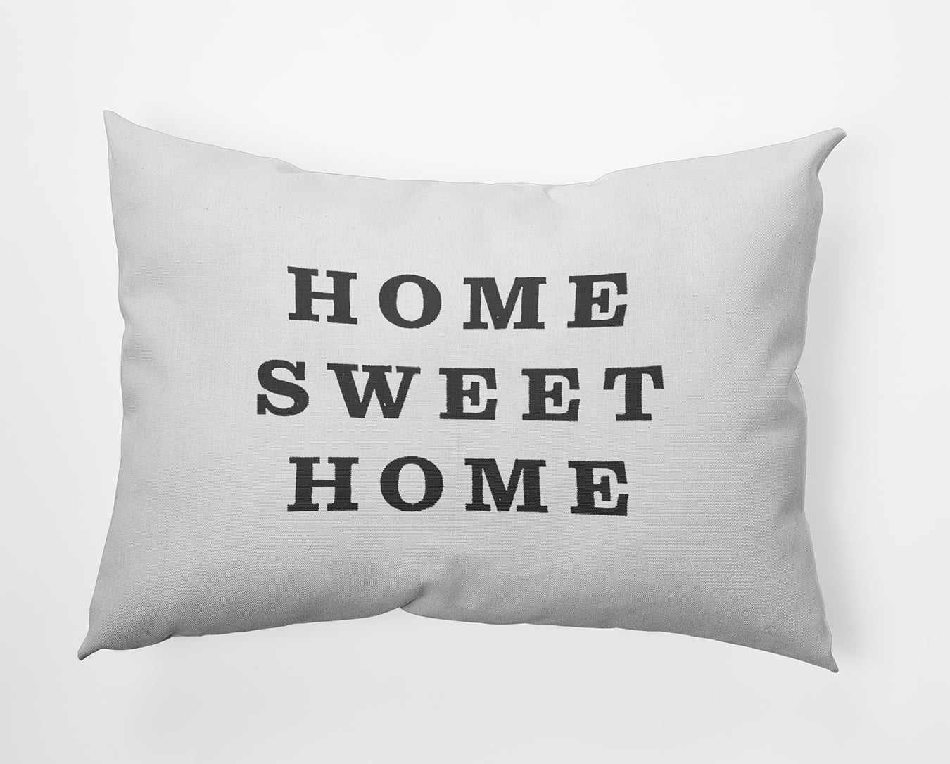 14" x 20" Simply Daisy Home Sweet Home Indoor/Outdoor Pillow, Grey Qty 1