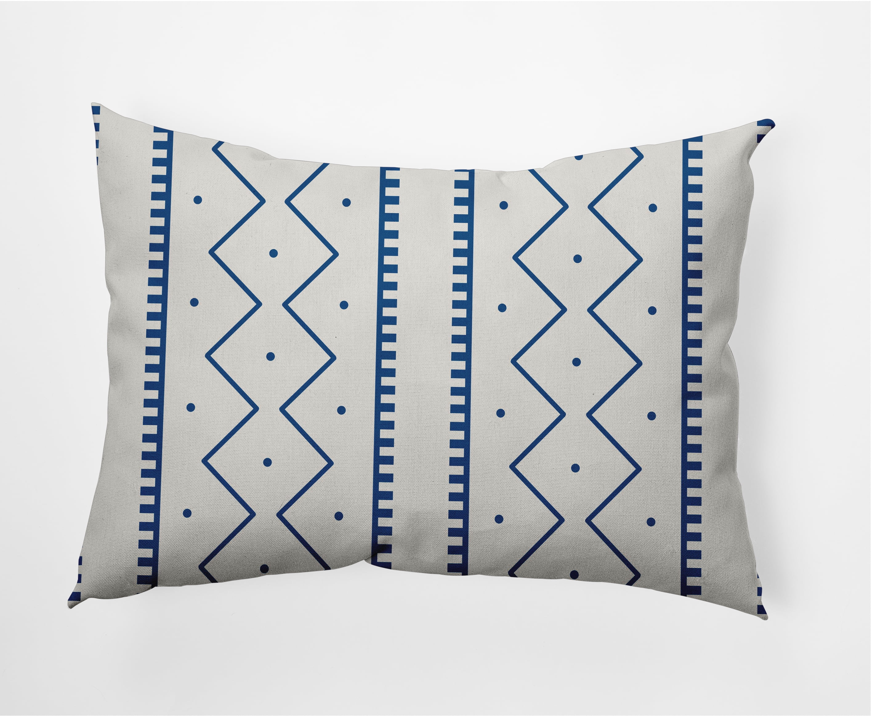 14" x 20" Simply Daisy Mudcloth Decorative Lumbar Throw Pillow