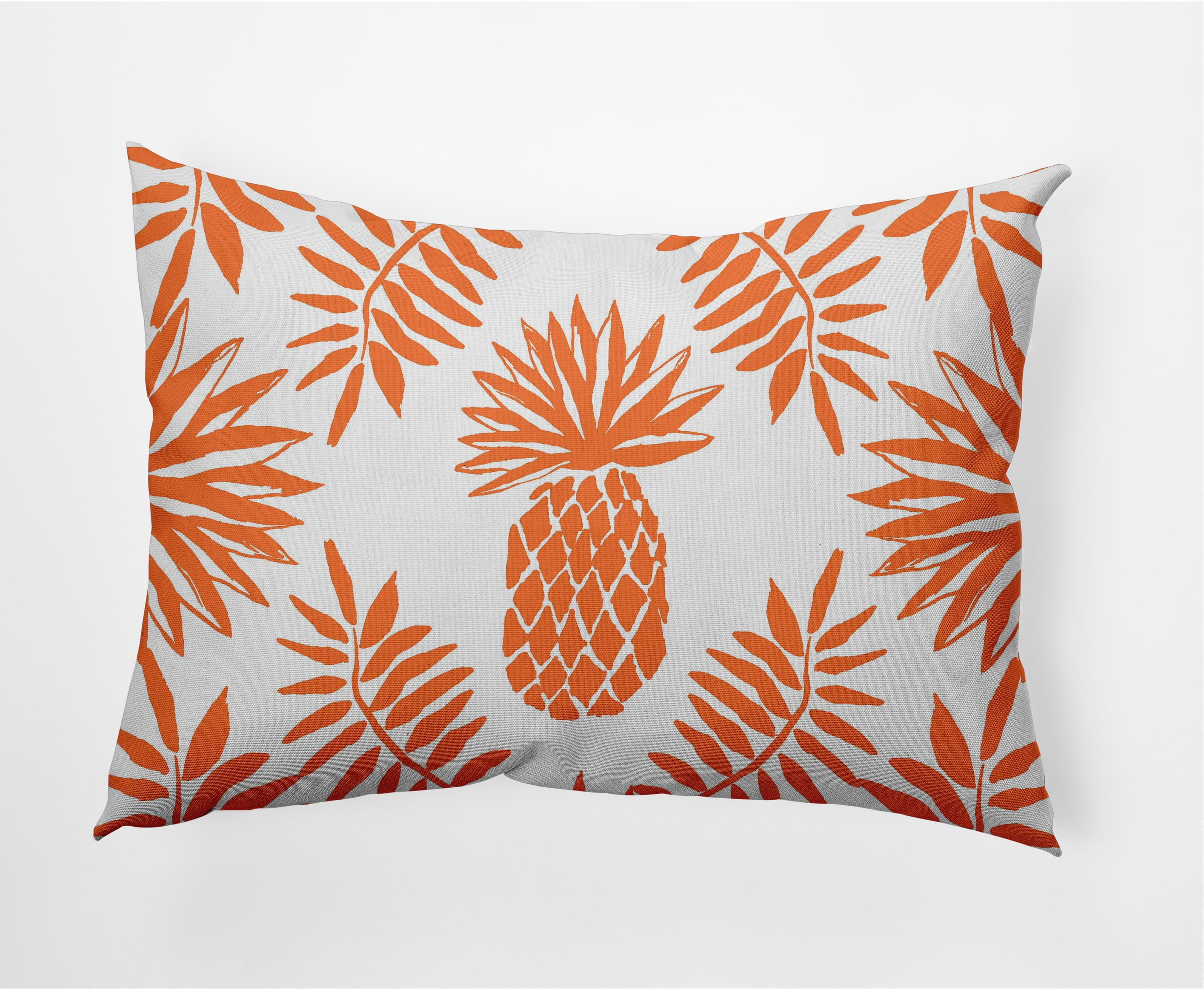 14" x 20" Simply Daisy Pineapple Leaves Decorative Lumbar Throw Pillow