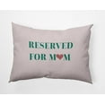 thumbnail image 1 of 14" x 20" Simply Daisy Reserved for Mom Word Pillow Indoor/Outdoor Pillow, Kelly Green Qty 1, 1 of 4