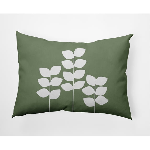 14" x 20" Simply Daisy Simple Stems Decorative Lumbar Throw Pillow