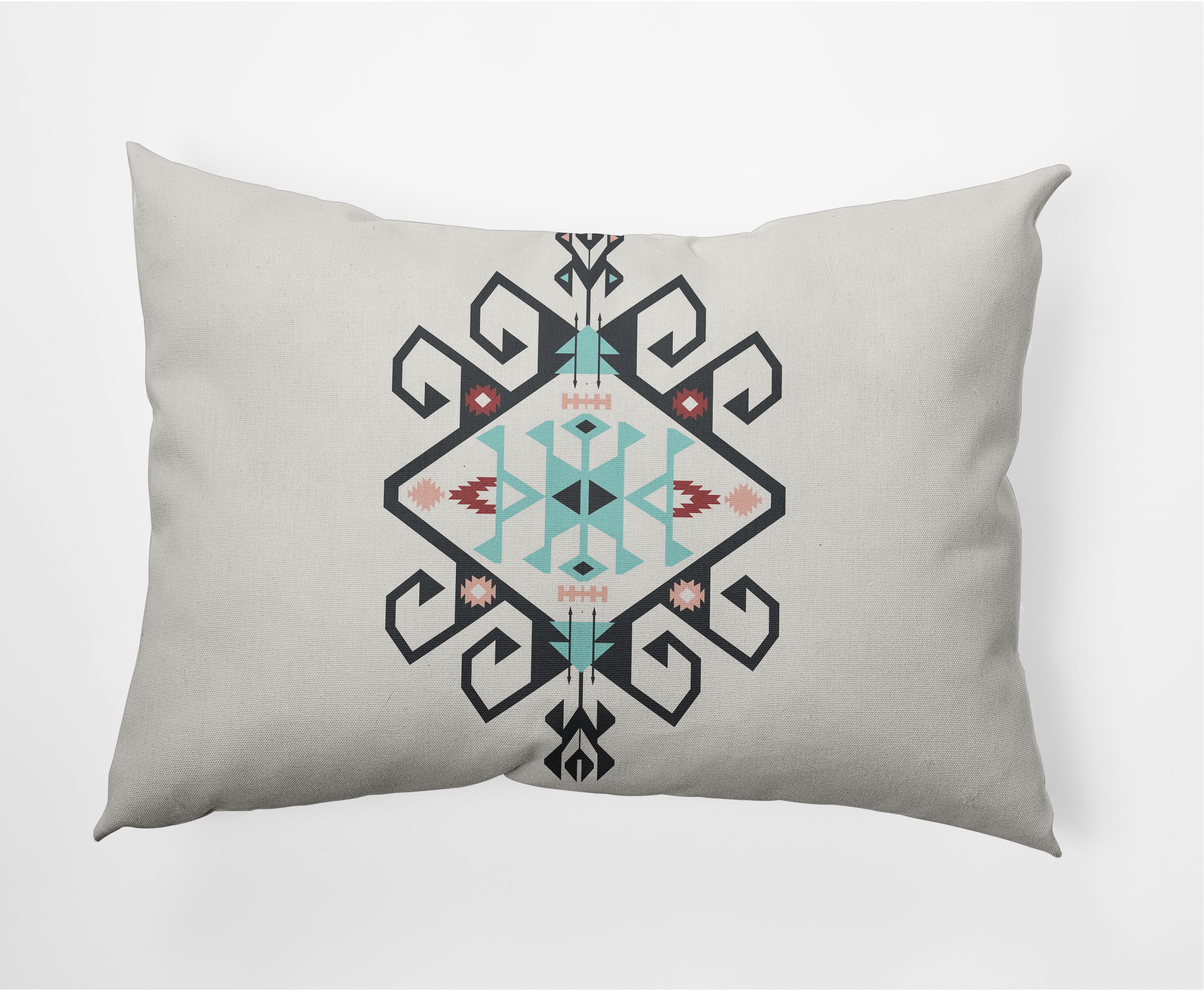 14" x 20" Simply Daisy Southwest Medallion Decorative Lumbar Throw Pillow