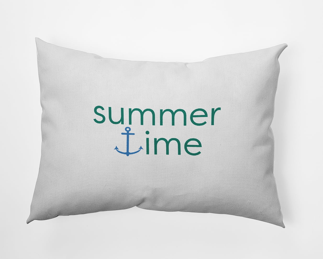 14" x 20" Simply Daisy Summer Time Anchored Indoor/Outdoor Pillow, Kelly Green Qty 1