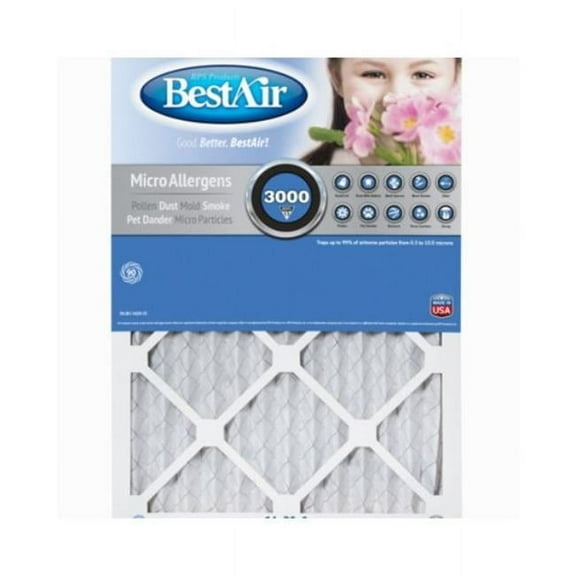 14 x 20 x 1 in. BestAir M13 Filter - Pack of 6