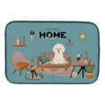thumbnail image 1 of 14 x 21 in. Bichon Frise Sweet Home Dish Drying Mat, 1 of 1