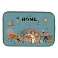 thumbnail image 1 of 14 x 21 in. Brittany Spaniel Sweet Home Dish Drying Mat, 1 of 1
