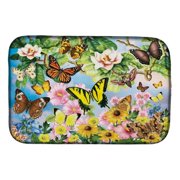 14 x 21 in. North American Butterflies Dish Drying Mat