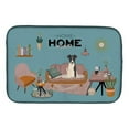 thumbnail image 1 of 14 x 21 in. Smooth Fox Terrier Sweet Home Dish Drying Mat, 1 of 1