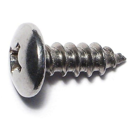 #14 x 3/4" 18-8 Stainless Steel Phillips Truss Head Sheet Metal Screws