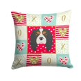 thumbnail image 1 of 14 x 3 x 14 in. Cavalier King Charles Spaniel Love Fabric Decorative Pillow, 1 of 1
