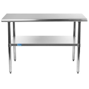14" x 36" Stainless Steel Work Table with Undershelf | Food Prep NSF | Utility Work Station |