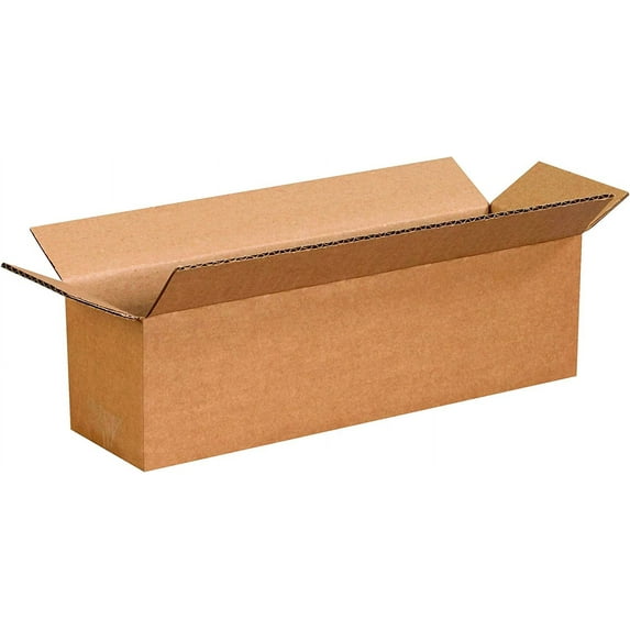14 x 4 x 4 Corrugated Cardboard Boxes, Long 14"L x 4"W x 4"H, Pack of 100 | Shipping, Packaging, Moving, Storage Box for Home or Business, Strong Wholesale Bulk Boxes