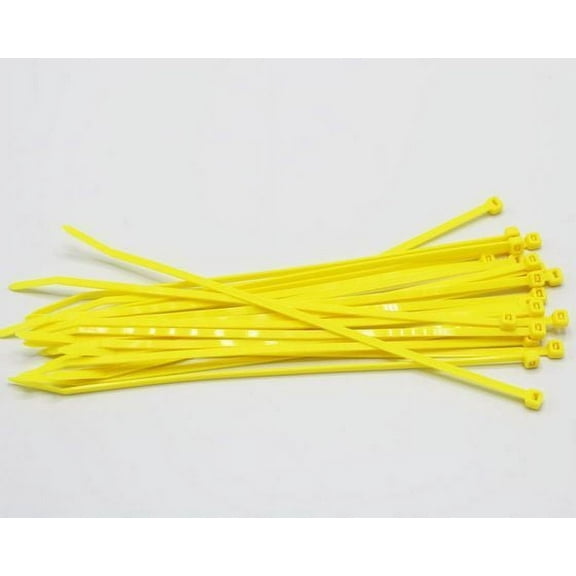 14" x 50 LB Cable Ties (100/bag) - Yellow