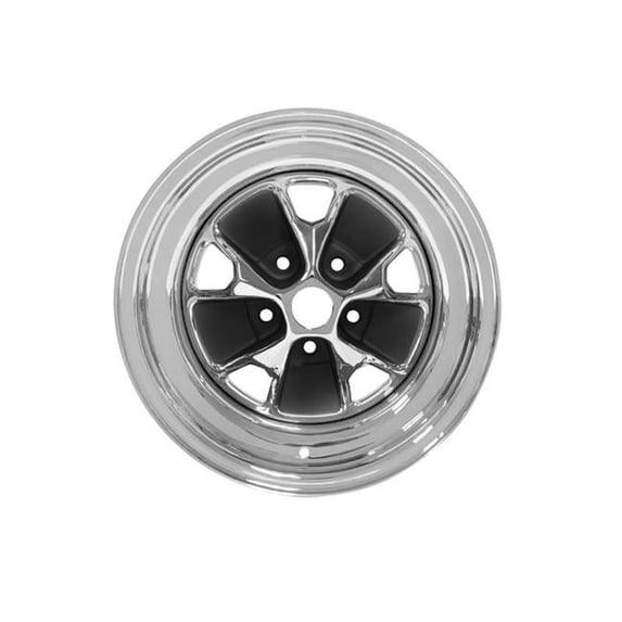 14 x 7 in. Mustang Styled Steel Wheel, Charcoal