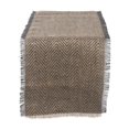 thumbnail image 1 of 14 x 72 in. Mineral Chevron Burlap Table Runner, 1 of 1