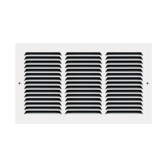14" x 8" TruAire White Steel Wall Return Air Grille