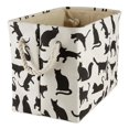 thumbnail image 1 of 14 x 8 x 9 in. Cats Meow Rectangle Medium Polyester Pet Bin, 1 of 1