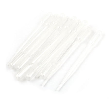 14 x Clear White Plastic Liquid Transfer Pasteur Pipette 6" Length 3ml