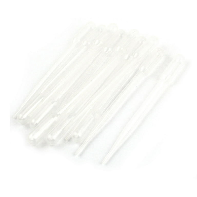 14 x Clear White Plastic Liquid Transfer Pasteur Pipette 6 Length