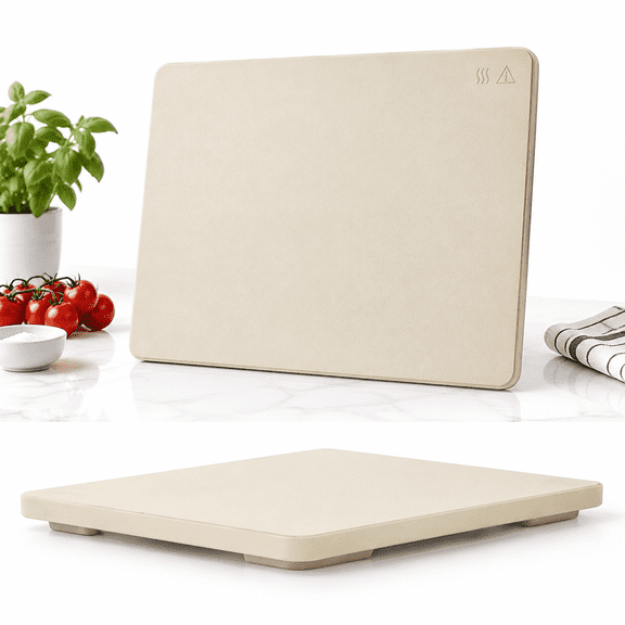 14"x16" Pizza Stone W/heat Spiral - Cordierite 2200°f Non-crack