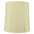 thumbnail image 1 of 14"x16"x17" Prestige Large Drum Lampshade Eggshell Shantung Silk, Cylinder Shade for Tall Table Lamps, 1 of 6