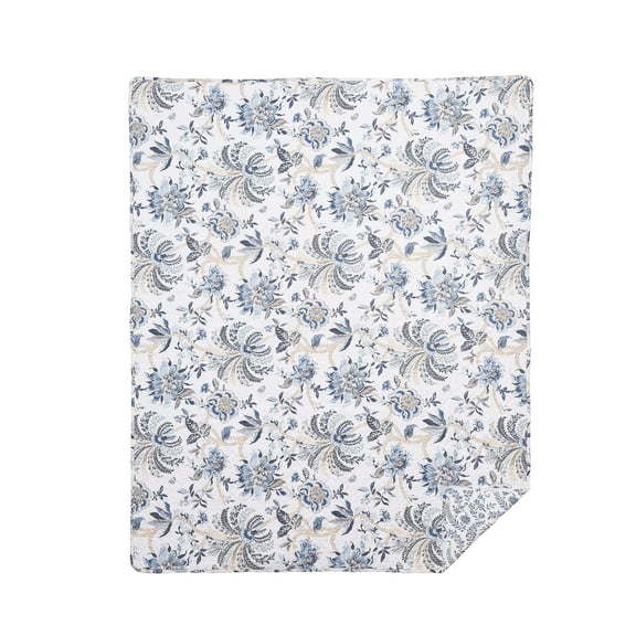 Braganza Blue Bell Throw