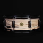 14"x5.5" Woodworks Poplar Snare Drum, Zebra Wood Wrap