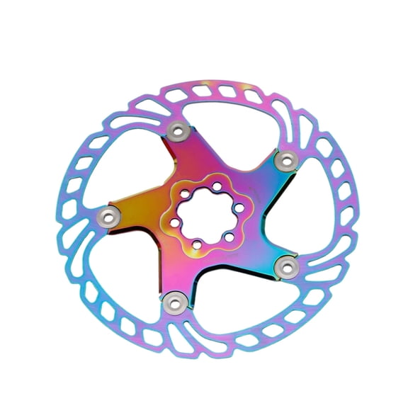 140/160/180/203mm 6 Hole Disc Brake Rotors Aluminum Alloy Floating Brake Rotors for Road Bike and Mountain Bike Part